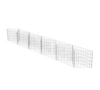 vidaXL Gabion Jardinière Parterre Surélevé Acier 300x30x50 cm Panier à Pierres