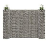 vidaXL Gabion plantenbak H-vormig 260x40x200 cm staaldraad 145665 G