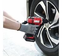 vidaXL Gants de Travail 12 pcs Gris et Noir 8 / m Polyester