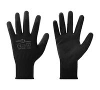 vidaXL Gants de Travail 12 pcs Noir 10 / xl Polyester