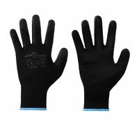 vidaXL Gants de Travail 24 pcs Noir 9 / l Polyester