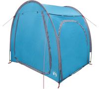 vidaXL Garage à vélos avec toit avec stockage Bleu 218 x 156 x 180 cm