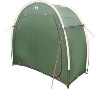 vidaXL Garage à vélos avec toit avec stockage Vert 210 x 90 x 174 cm