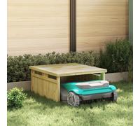 vidaXL Garage de Tondeuse Robotique 70x80x38 cm Bois de Pin Imprégné