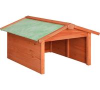 vidaXL Garage pour tondeuse à gazon robot 72x87x50 cm Sapin massif
