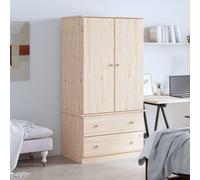 vidaXL Garde-robe ALTA 90x55x170 cm bois massif de pin Marron