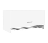 vidaXL Garde-robe 70x32,5x35 cm Bois d'ingénierie Blanc