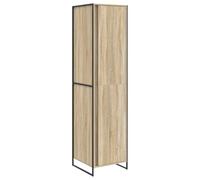 vidaXL Garde-Robe avec Porte Sonoma 50 x 50 x 200 cm Bois d'ingénierie, Garde-Robe Minimaliste, Meuble de Rangement Robuste, Organisateur de Placard Gain de Place, Armoire Moderne