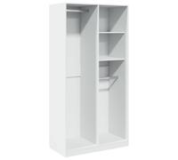 vidaXL Garde-robe Blanc Bois d'ingénierie 100x50x200 cm