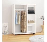 vidaXL Garde-robe Blanc 80x40x110 cm Aggloméré 110 cm