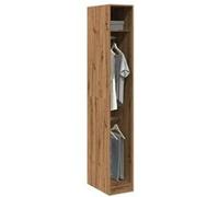 vidaXL Garde-robe chêne artisanal 30x50x200 cm bois d'ingénierie Marron