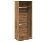 vidaXL Garde-Robe chêne Artisanal 80x50x200 cm Bois d'ingénierie, Armoire de Rangement, Organisateur de Garde-Robe, Armoire, Placard
