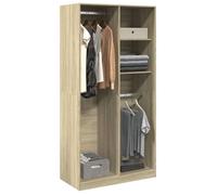 Vidaxl Garde-Robe Chêne Sonoma 100x50x200 Cm Aggloméré