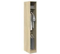 vidaXL Garde-robe chêne Sonoma 30x50x200 cm Bois d'ingénierie Marron