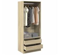 vidaXL Garde-Robe chêne Sonoma 80x50x200 cm Bois d'ingénierie
