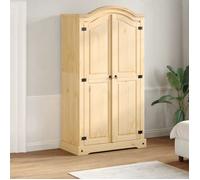 vidaXL Garde-robe Corona 102x52x186 cm Bois de pin massif