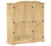 VidaXL Garde-Robe Corona 151,5x52x170 cm en Bois de Pin Massif - Placard de Chambre, Organisateur de Rangement
