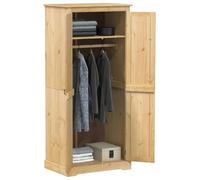 Garde robe Corona 76x50x170 cm bois de pin massif