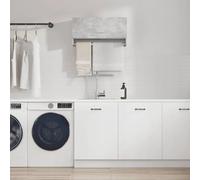 vidaXL Garde-robe gris béton