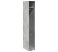 vidaXL Garde-Robe Gris béton 30x50x200 cm Bois d'ingénierie