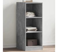vidaXL Garde-robe gris béton 48x41x102 cm bois d'ingénierie