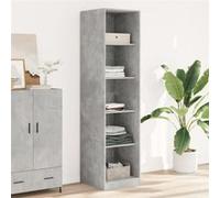 vidaXL Garde-robe Gris béton 50 x 50 x 200 cm Aggloméré 3307714 Gris G