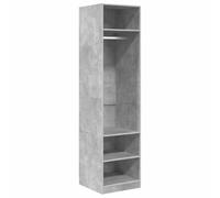 vidaXL – Garde-robe Gris béton – 50x50x200 cm – Bois d'ingénierie