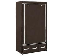 Garde robe Marron 87x49x159 cm Tissu Marron G