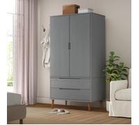VidaXL 350524 placard et armoire de chambre à coucher 2 portes(s) Gris