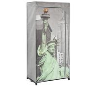 vidaXL Garde-robe New York en tissu 75x45x160 cm