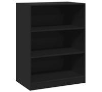 vidaXL Garde-robe 77x48x102 cm Bois d'ingénierie Noir