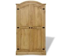 vidaXL Garde-robe Pin mexicain Gamme Corona 2 portes pour chambre
