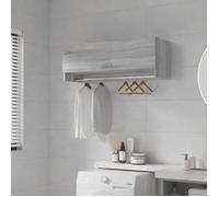 vidaXL Garde-robe Sonoma gris 100x32,5x35 cm Bois d'ingénierie 815214