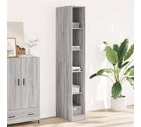 vidaXL Garde-robe Sonoma Gris 30x50x200 cm Bois d'ingénierie
