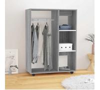 Garde robe Sonoma gris 80x40x110 cm Bois d ingénierie