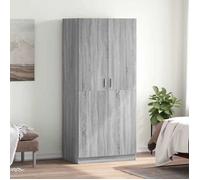vidaXL Garde-robe Sonoma gris 80x52x180 cm Bois d'ingénierie 815352