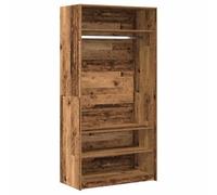 vidaXL Garde-robe Vieux bois 3318624 – Bois d'ingénierie 100x50x200 cm