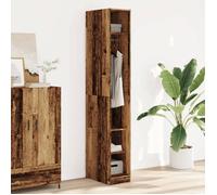 vidaXL Garde-robe vieux bois 30x50x200 cm bois d'ingénierie, armoire de rangement, organisateur de garde-robe, armoire, 3307691