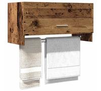 vidaXL Garde-robe vieux bois 70x32,5x35 cm bois d'ingénierie