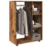 vidaXL Garde-Robe Vieux Bois 80x40x110 cm Bois d'ingénierie, Armoire de Rangement, Organisateur de Garde-Robe, Organisateur de Placard, Placard