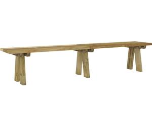 vidaXL Gartenbank 220 cm Massivholz Kiefer Imprägniert