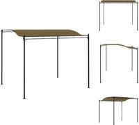 vidaXL Gazebo 3x2,4 m Taupe 180 g/m² - Chapiteaux et tentes de réception