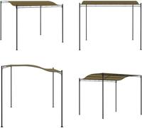 vidaXL gazebo 3x2,4 m Taupe 180 g/m² - Gazebo - Gazebos - Gazebo de jardin - Gazebos de jardin