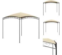vidaXL Gazebo 3x3x2,65 m Crème 180 g/m² - Chapiteaux et tentes de réception