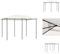 vidaXL Gazebo 3x4x2,6 m Crème 160 g/m² - Chapiteaux et tentes de réception