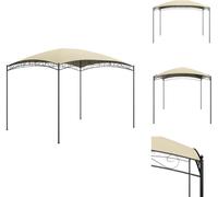 vidaXL Gazebo 3x4x2,65 m Crème 180 g/m² - Chapiteaux et tentes de réception