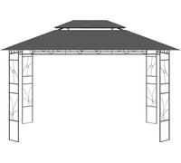 vidaXL gazebo 4x3x2,7 m anthracite 160 g/m²