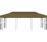 vidaXL gazebo 6x3 m Taupe 180 g/m²