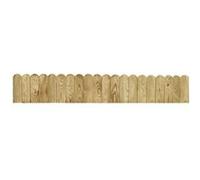 vidaXL Rouleau de bordure Vert 120 cm Bois de pin imprégné
