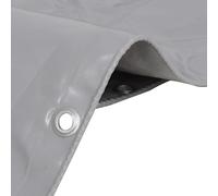 vidaXL Bâche 650 g/m² 3 x 6 m Gris